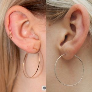 bundle of 2 brandy melville hoops